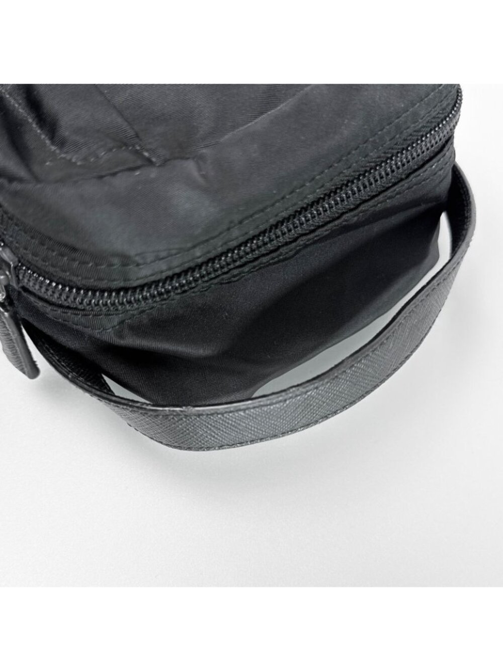 Prada Triangle Logo Clutch Travel Pouch Nylon - Picture 8 of 10